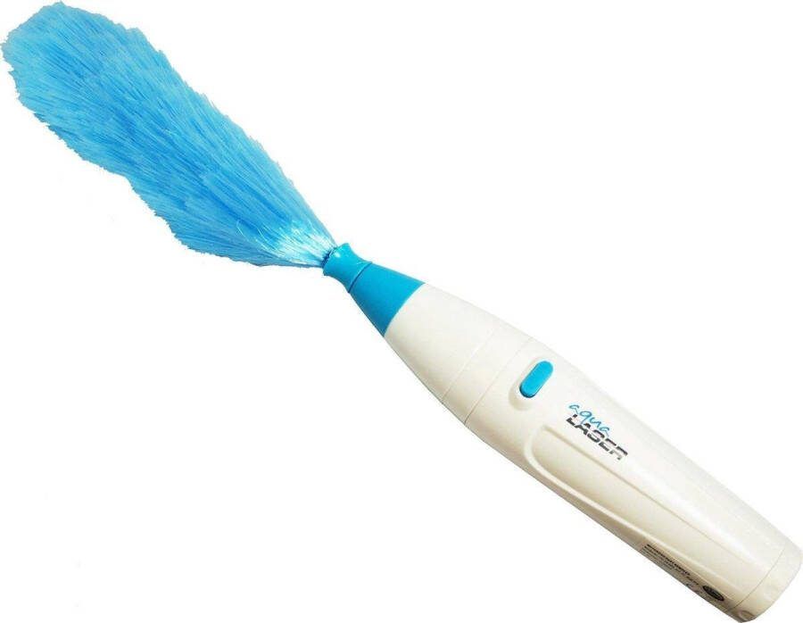 Aqua Laser Aqualaser Electrische Plumeau Inlcusief 12 Philips Batterijen 2 opzetstukken Blauw