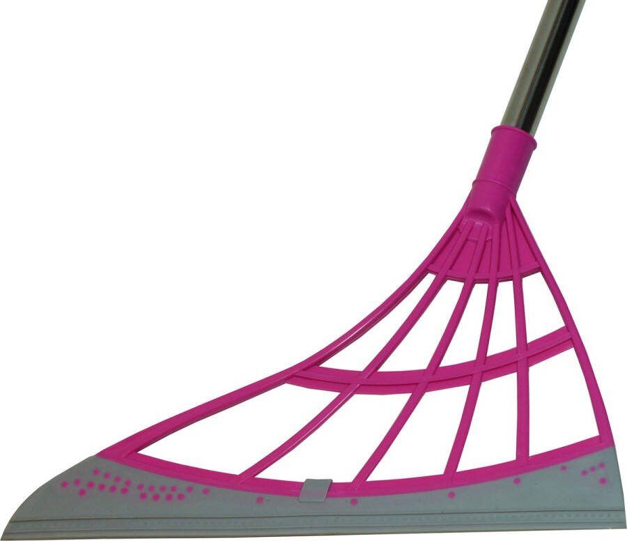 Aqua Laser multifunctionele bezem Kunststof vloerwisser Roze