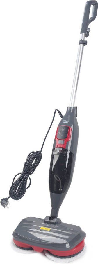 Aqua Laser Oscilator 2-in-1 Stoomreiniger met oscilerende pads Mambo Red