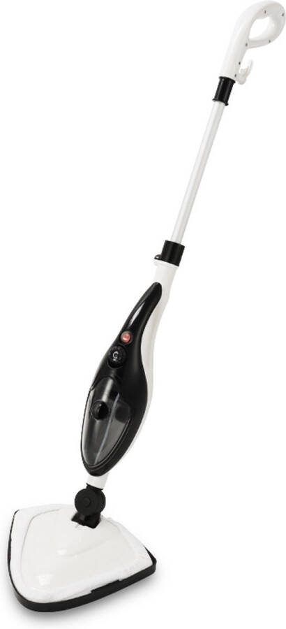 Aqua Laser | Stoomreiniger 2 in 1 Handstomer Met Opzetstukken Voor Alle Vloeren Bank Badkamer En Tapijt Zwart | 10 in 1 Vloerreiniger