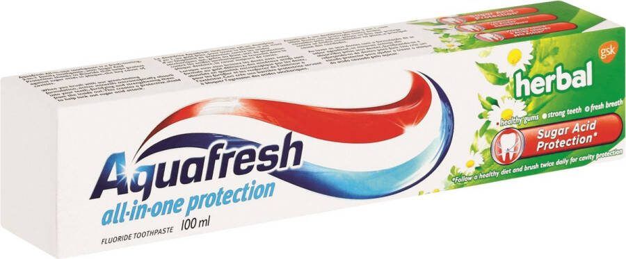 Aquafresh all-in-one protection Herbal 100 ml