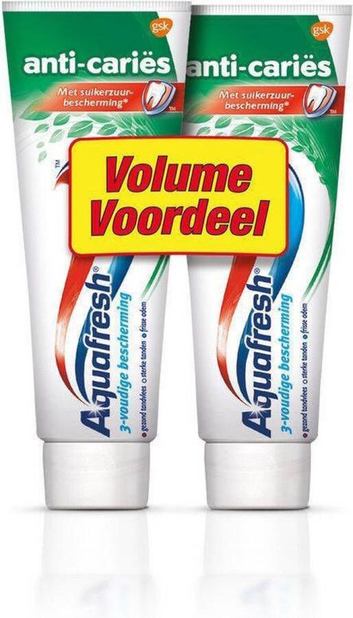 Aquafresh Anti Caries 2x75ml