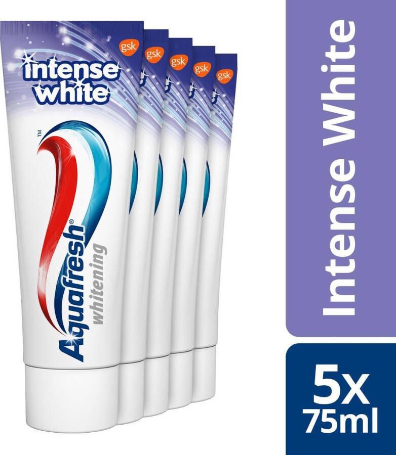Aquafresh Intense White Tandpasta voordeelverpakking 5x75ml