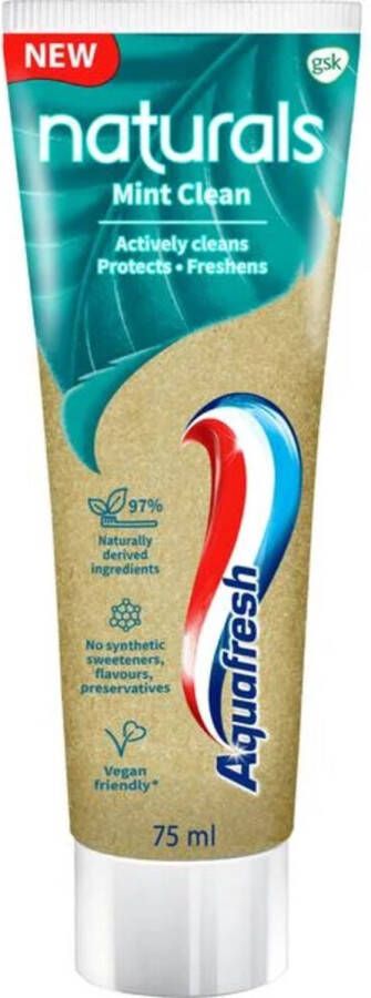 Aquafresh Naturals Mint Clean Tandpasta 75ML
