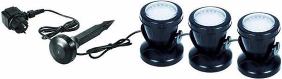 Aquaking LED-36-3 [203] vijververlichting 3x 2.5w Led Lampen Led Lights Led Lamp Led Verlichting Ledlamp Led Light Ledverlichting Led Lampjes Ledlamp met Bewegingssensor Led Lights Sensor Lamp Buiten Sensor Lamp