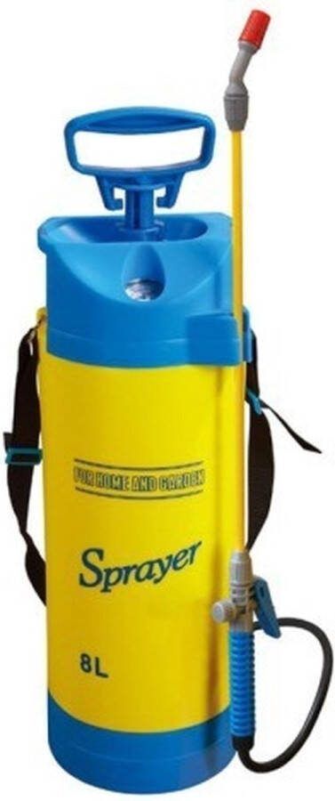 Aquaking PRO DRUKSPUIT 8 LITER MET DRUKMETER