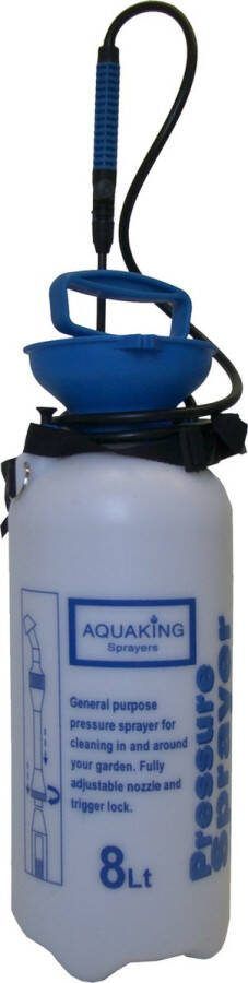 Aquaking Sprayer 8 Liter Planten Tuin Plantenspuit Drukspuit Sproeier Drukspuit Sproeier Drukspuiten Druksproeier Plantensproeier Tuinsproeier Tuin Sproeier Tuin