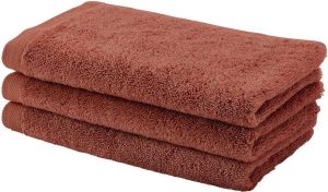 Aquanova gastendoek London 30x50 cm Set van 6 Umber