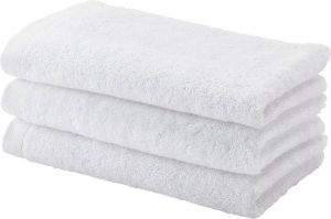 Aquanova gastendoek London 30x50 cm Set van 6 Wit