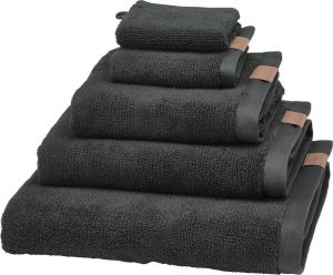 Aquanova Gastendoek set 6 OSLO kleur Caviar-633