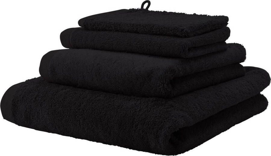 Aquanova Handdoek LONDON Black-09 55x100 cm per stuk