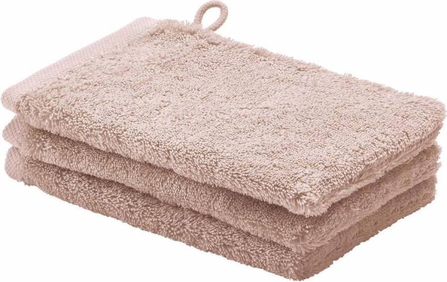 Aquanova washand London 16x22 cm Set van 6 Dusty Pink