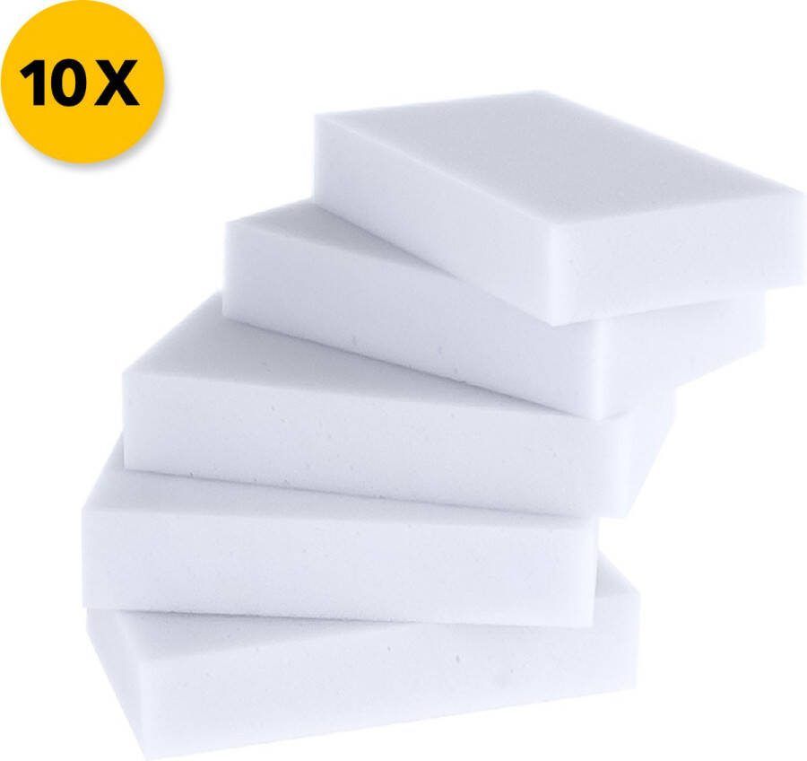 Aquaria Point Aquarium WonderSpons Magische Reinigingsspons voor Aquarium & Terrarium Set van 10 Witte Sponzen Effectieve Schoonmaaktool voor Aquatische Omgeving Handige Accessoire voor Tankonderhoud