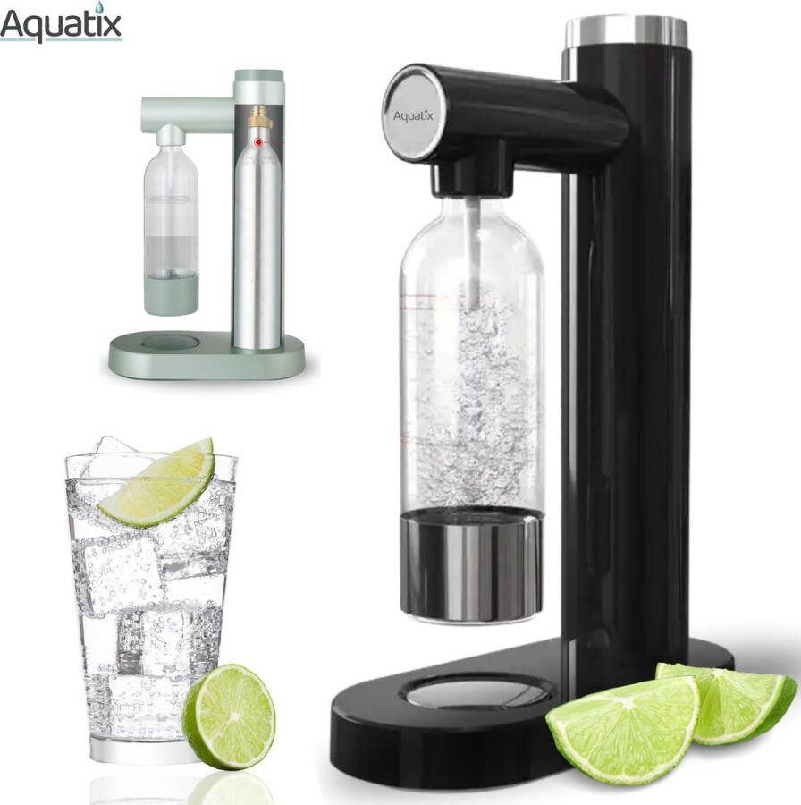 Aquatix SodaMaker Bruiswatertoestel Zwart