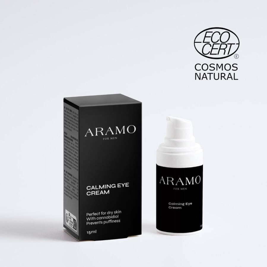 Aramo Calming Eye Cream Aromatic slightly zesty reminding of fragrant herbs