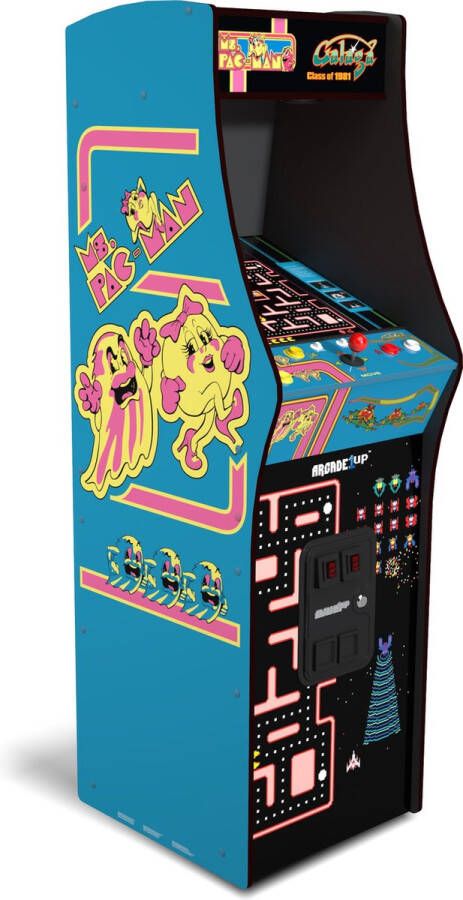 Arcade1Up Ms. Pac-Man vs Galaga Klasse van 81 Luxe Arcade Machine met 12 klassieke games