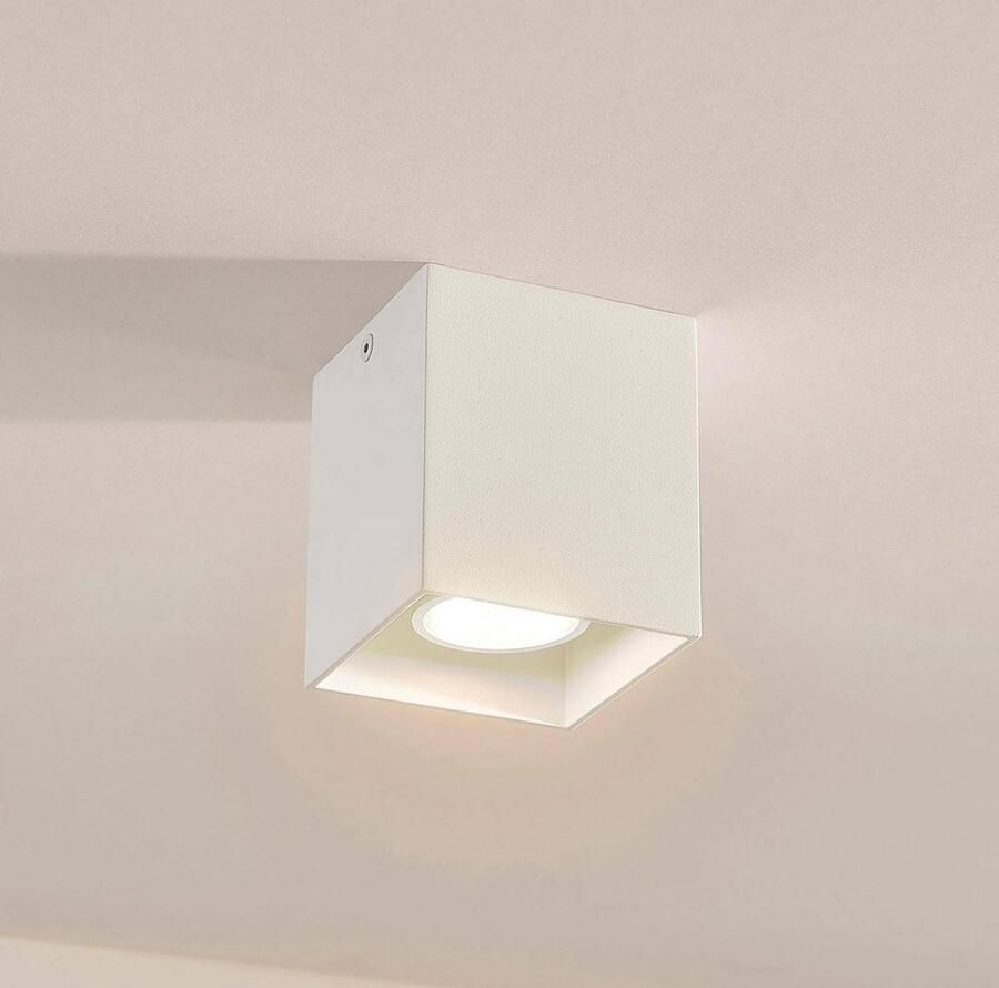 ARCCHIO plafondlamp 1licht Aluminium H: 9.5 cm GU10 Met deze lamp kan u eigenlijk grijs