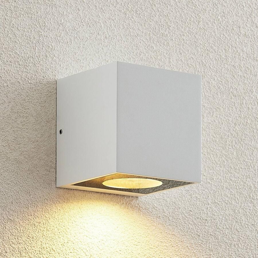 ARCCHIO Wandlamp buiten 1licht Gegoten aluminium H: 12.5 cm GX53 wit