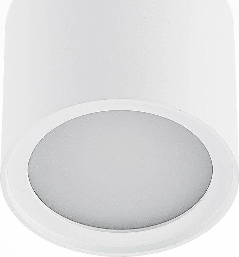 ARCCHIO buitenspot 2lichts aluminium glas H: 11.5 cm GU10 wit RAL 9003