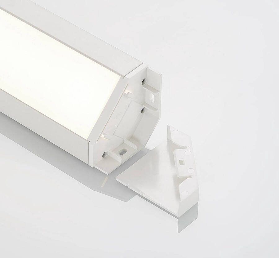 ARCCHIO kastverlichting 1licht aluminium polycarbonaat H: 7 cm wit Inclusief lichtbron