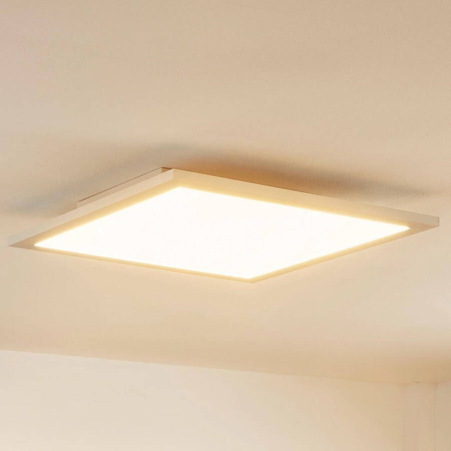 ARCCHIO LED paneel- met dimmer 1licht metaal aluminium PMMA H: 4.5 cm wit Inclusief lichtbron