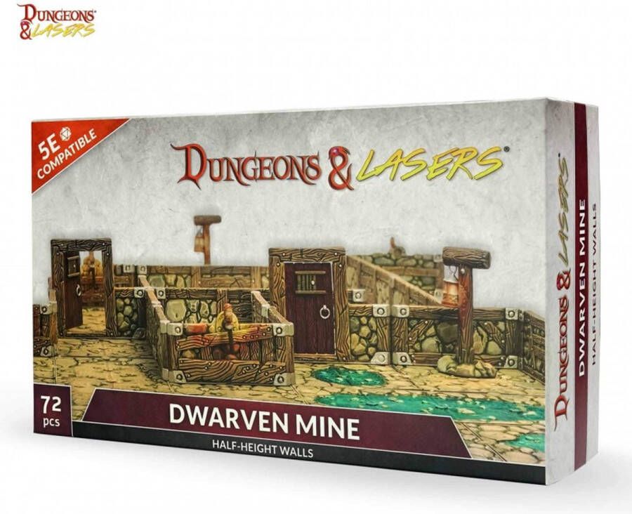 Archon Studios Dungeons and Lasers Dwarven Mine RPG Terrein Roleplaying Games Geschikt voor DND 5E