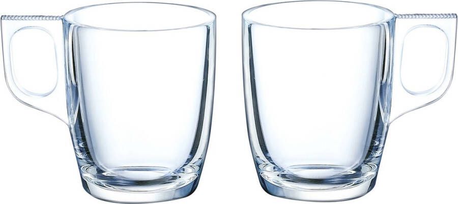 Arcoroc Espresso glazen 12x transparant glas 4 x 6 cm 90 ml Koffie- en theeglazen