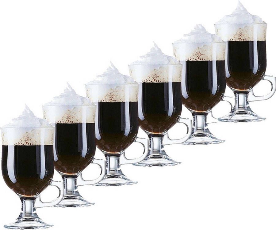 Arcoroc Irish Coffee glazen Opal transparant 6x 240 ml Koffie glazen Koffie- en theeglazen