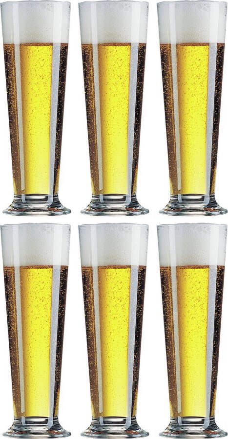 Arcoroc 6x Pilsener bierglas bierglazen 390 ml Bierglazen