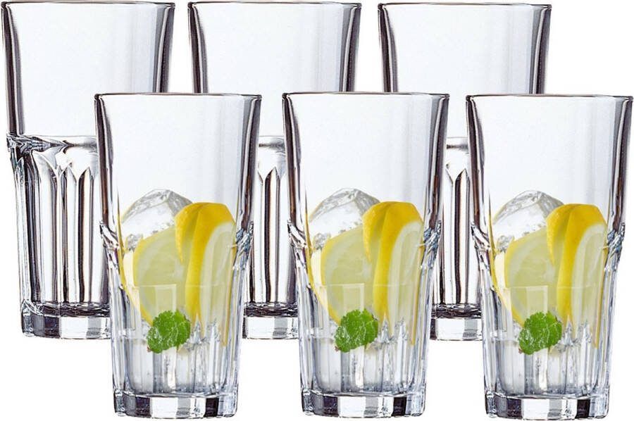 Arcoroc Longdrinkglazen Granity 12x stuks 310 ml Water sap koffie thee glazen glas