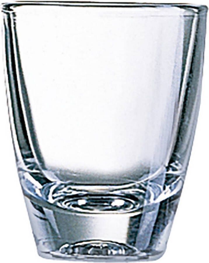 Arcoroc shotglas -3 5cl Set-24 24x shotglazen borrelglaasjes 30 ml glas rond shotglas borrelglas