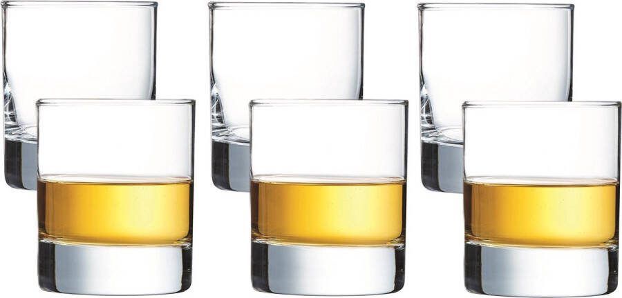 Arcoroc tumbler waterglazen whiskyglazen 18x stuks transparant 200 ml Drinkglazen