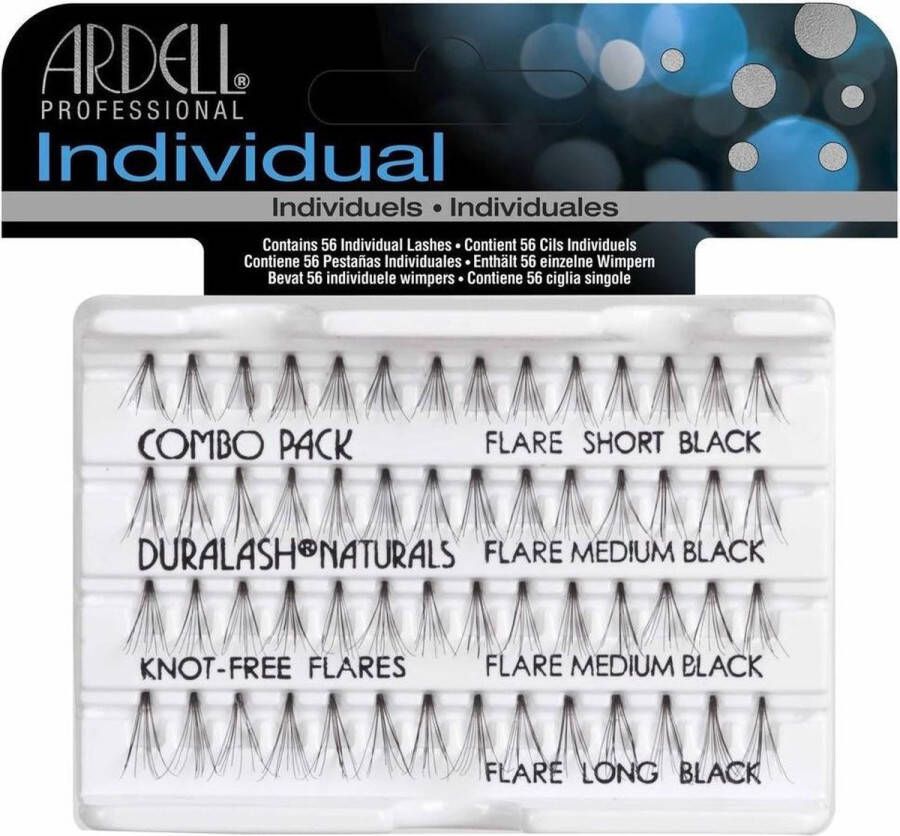 Ardell Combo Black Eyelashes Nepwimpers Zwart