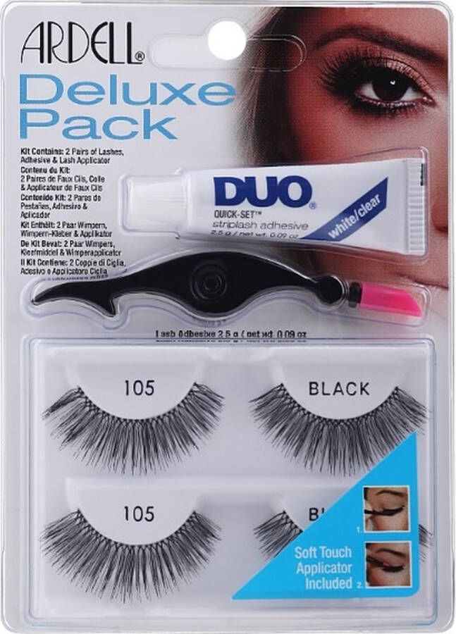 Ardell LASHES Deluxe Pack Lash 105 Black Nepwimpers