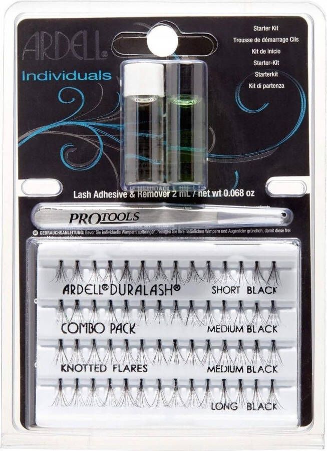 Ardell Duralash Individuals Starter Kit Knotted Bevat 56 nepwimpers Maak je eigen aangepaste wimperlook