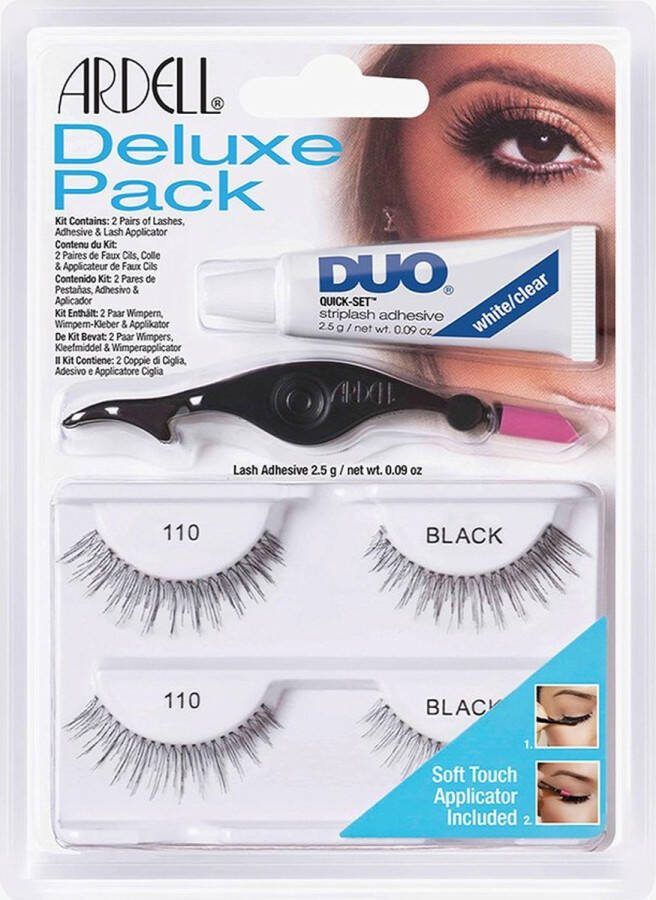 Ardell LASHES Deluxe Pack Lash 110 Black Nepwimpers