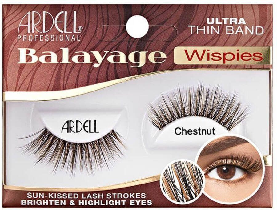 Ardell LASHES Wispies Balayage Lashes Chestnut Nepwimpers