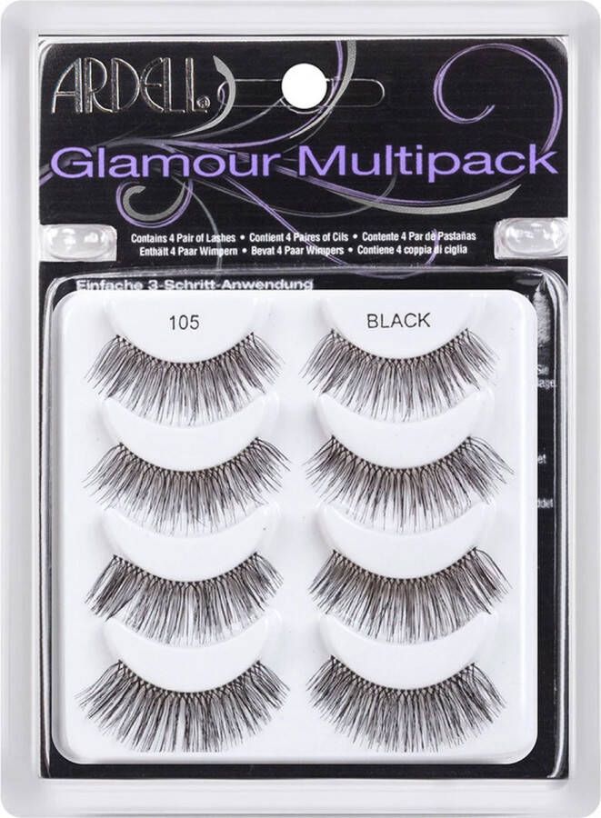 Ardell Multipack Glamour Kunstwimpers Type 105 4 paar