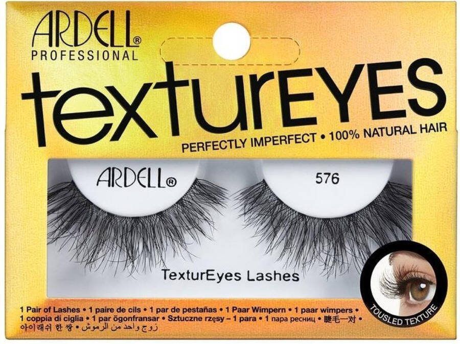 Ardell TexturEyes Lash 576 Nepwimpers Vol volume lange lengte Invisiband voor een naadloze look en comfortabel dragen 100% natuurlijk haar