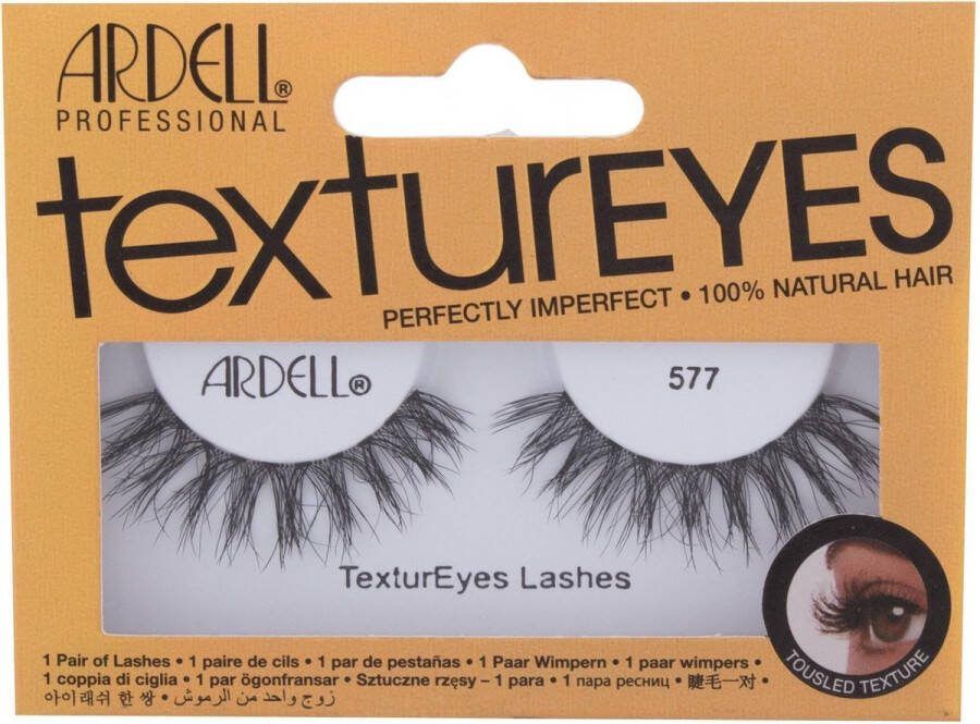 Ardell TexturEyes Lash 577 Nepwimpers Vol volume lange lengte Invisiband voor een naadloze look en comfortabel dragen 100% natuurlijk haar