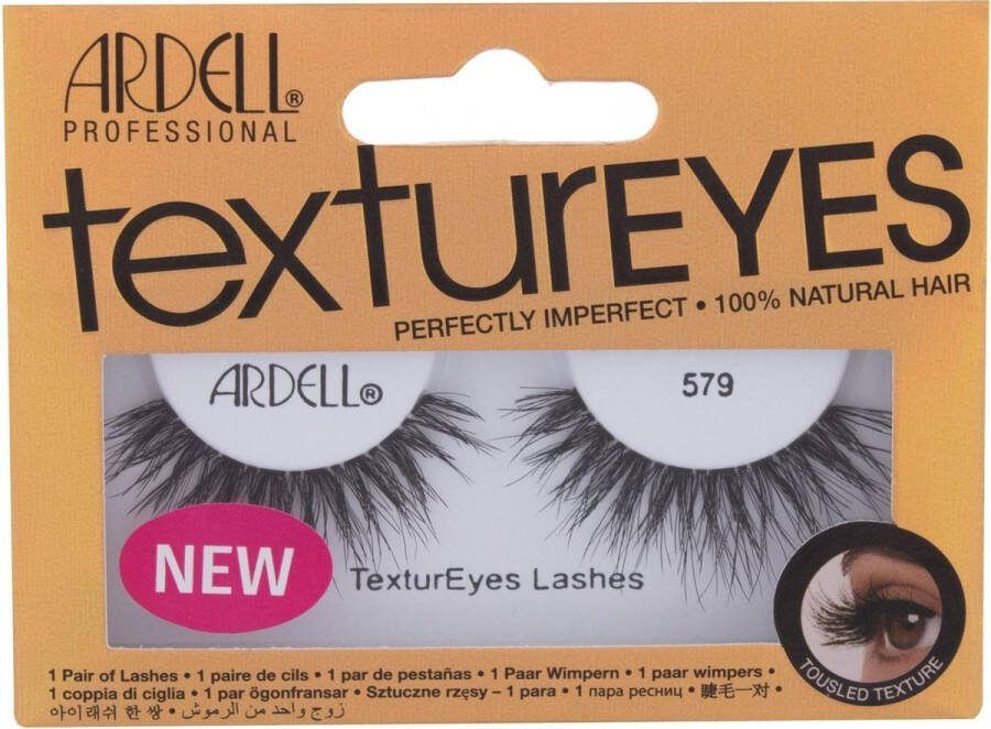 Ardell TexturEyes Lash 579 Nepwimpers Gemiddeld volume lange lengte Invisiband voor een naadloze look en comfortabel dragen 100% natuurlijk haar