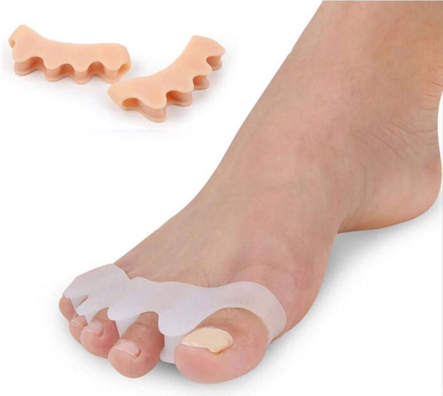 Ardran & Tookar Hallux Valgus teenspreider teencorrector hallux valgus grote teencorrector Roze 2 stuks