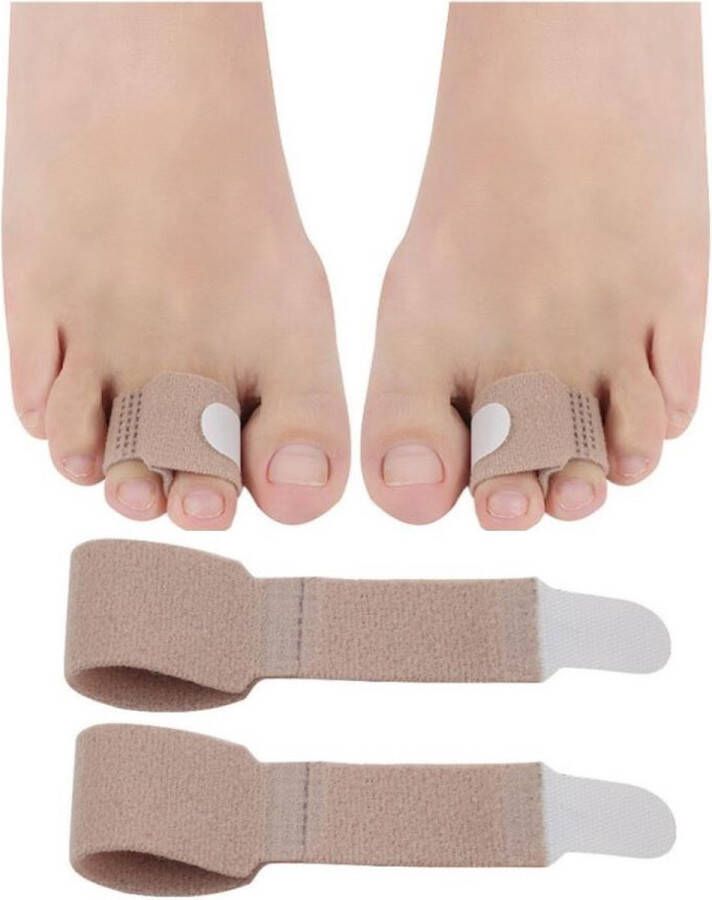 Ardran & Tookar Teenspalk toe spreader Hallux Valgus teenspreider hamerteen teencorrector vinger spalk 2 stuks