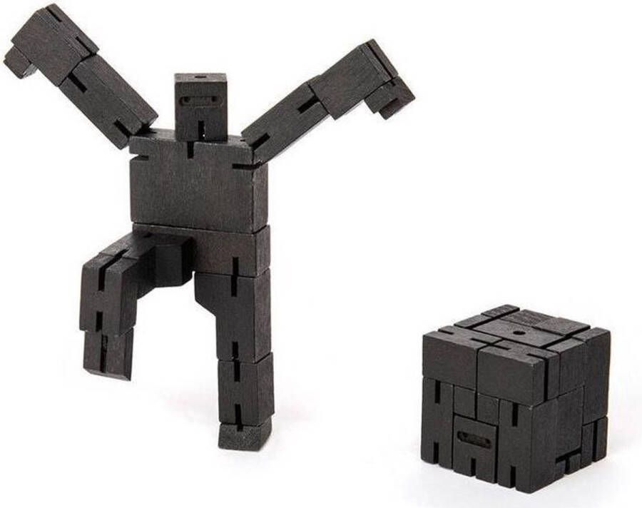 Areaware robot puzzel Cubebot Kleur Zwart