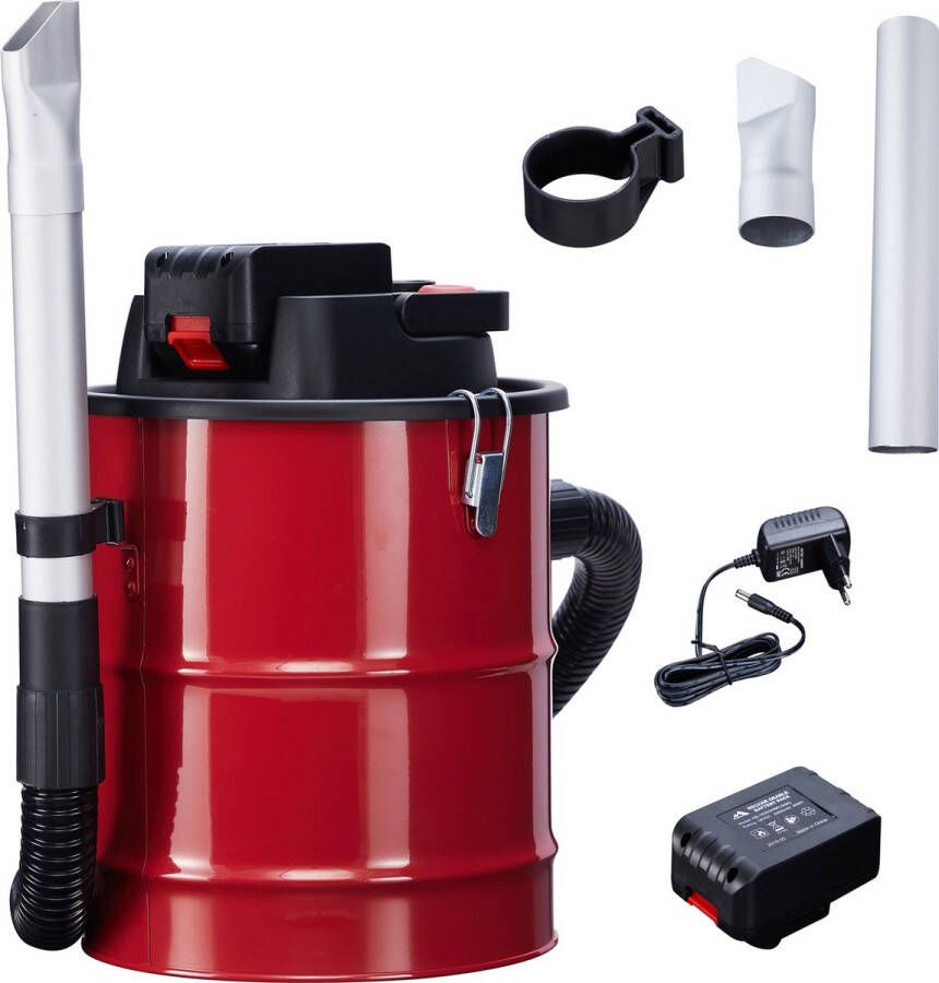 Arebos asstofzuiger met batterij 12L 140W Schoorsteenstofzuiger incl HEPA-filter