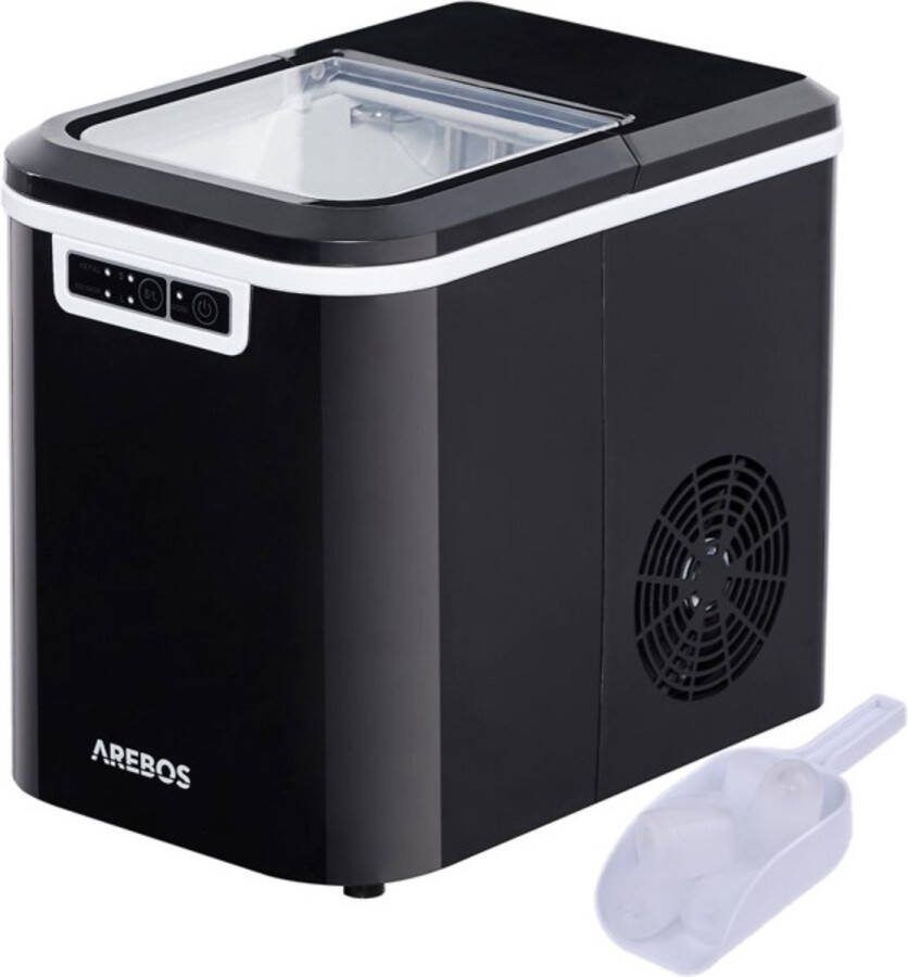 Arebos Ijsblokjesmachine 2 2L Ijsblokjesmachine 12kg in 24h
