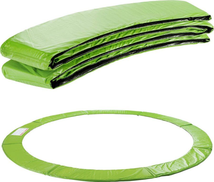 Arebos Trampoline Rand 305 cm Pvc Beschermrand Trampoline Lichtgroen