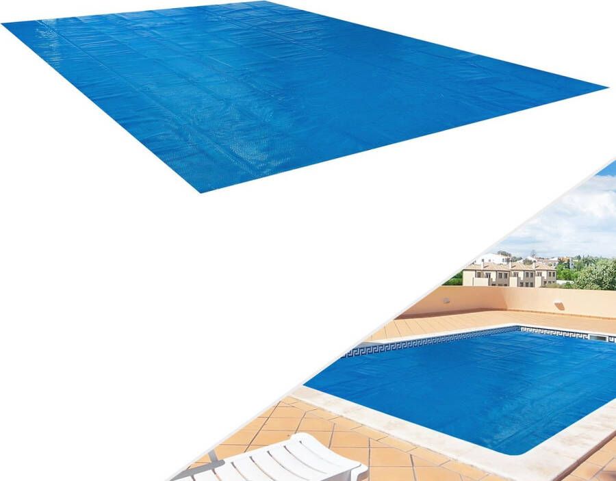 Arebos | Zwembadafdekking | Zwembadverwarming | Zomerafdekking | Zonne-film | 6x4m