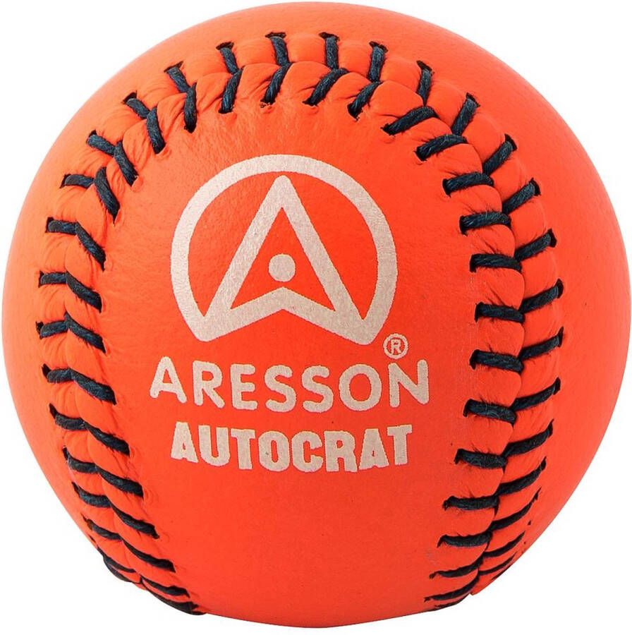 Fan Toys Aresson rounders bal Autocrat 19 5 cm leer oranje