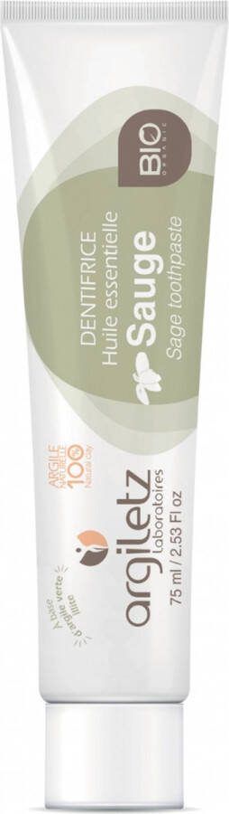 Argile tz Groene klei tandpasta salie bio 75ml